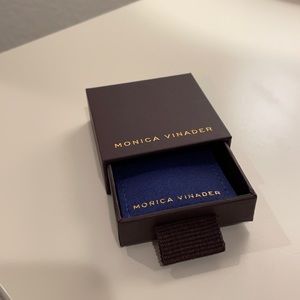 Small Monica Vinader Jewelry Box and Pouch